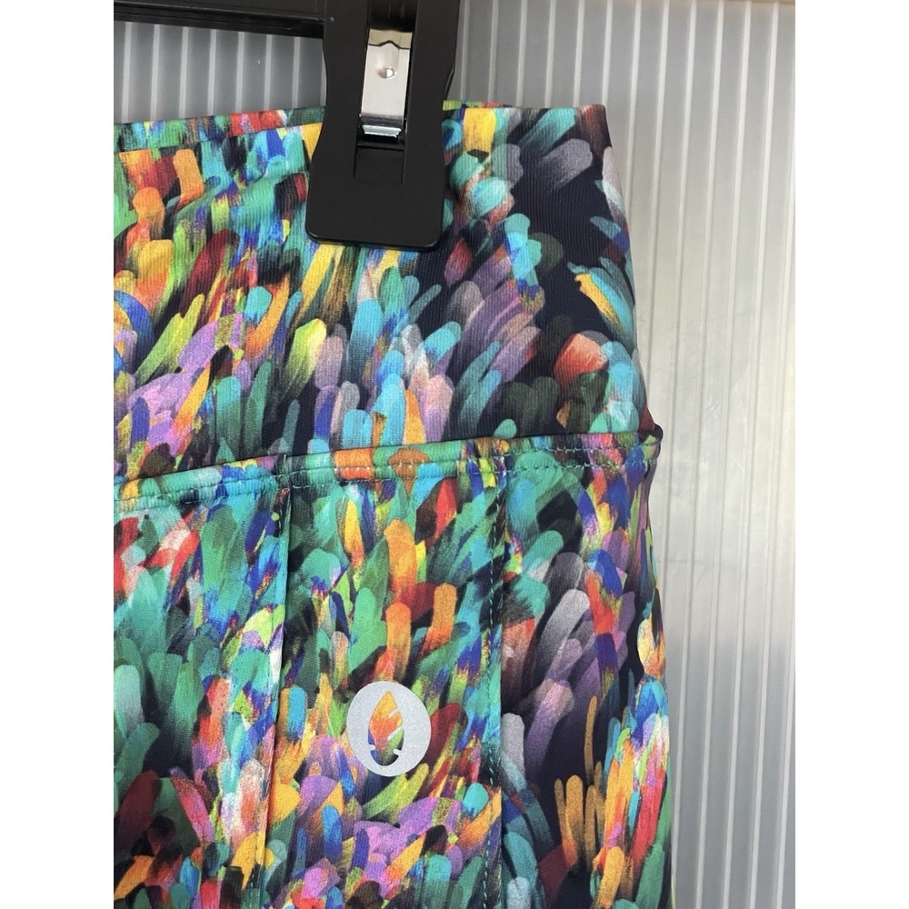 NEW DONA JO Women's Colorful Skirt Skort Groovy UPF 50+ Sz 2 L Soar Golf Tennis - Picture 3 of 6